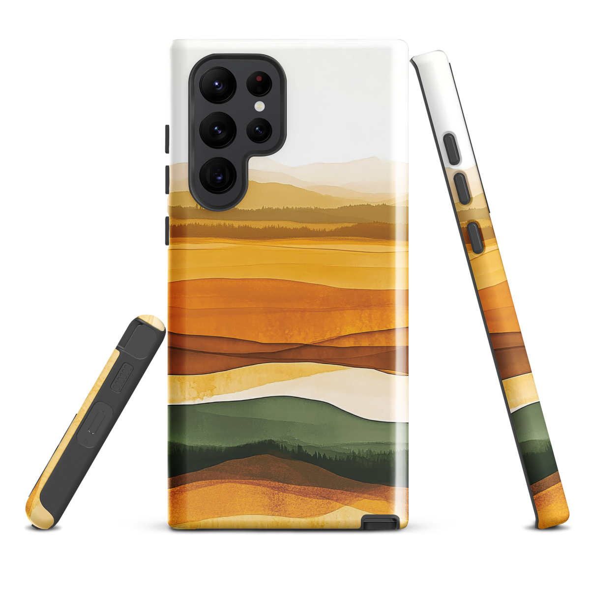 'Autumn' Samsung Galaxy S22 Ultra tough phone case - protective glossy case NZ Australia