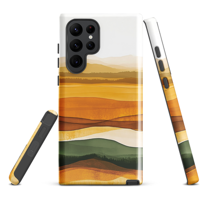'Autumn' Samsung Galaxy S22 Ultra tough phone case - protective glossy case NZ Australia