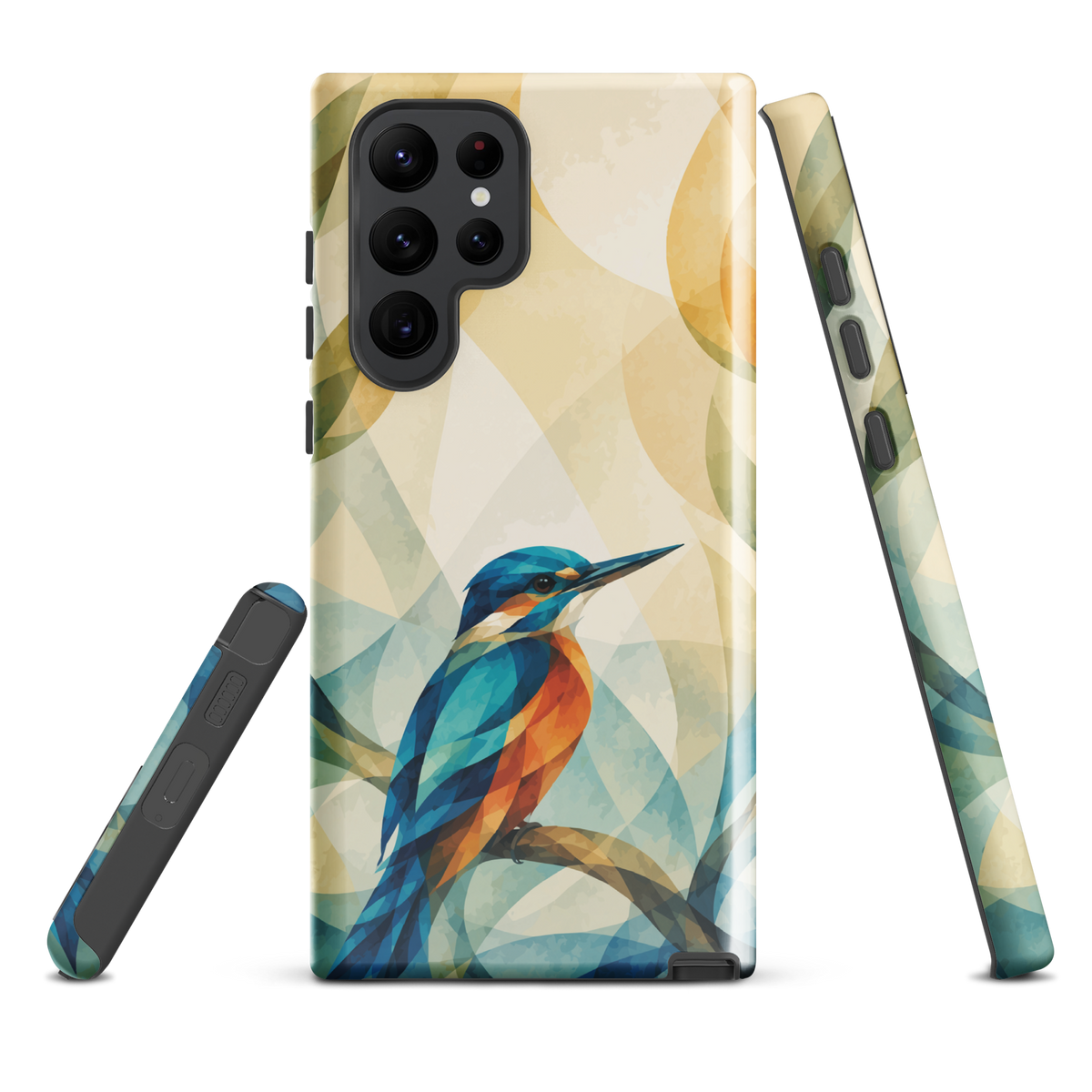 'Kotare' Samsung Galaxy S22 Ultra tough phone case - protective glossy case NZ Australia