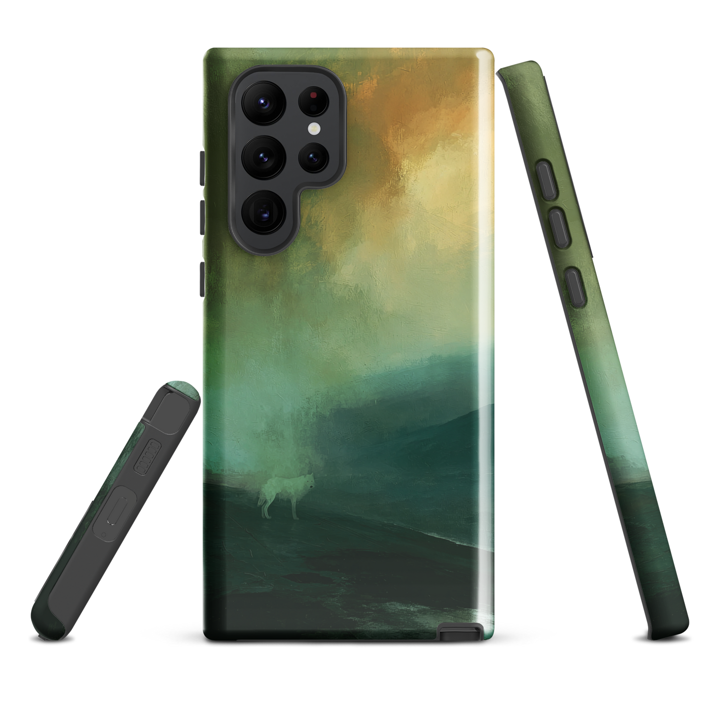 'Acid Rain' Samsung Galaxy S22 Ultra tough phone case - protective glossy case NZ Australia