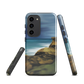 Castlepoint coastal phone case with cliffs, ocean and sky. New Zealand landscape art by designer Ben Hart.