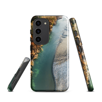 'Waters Edge' Samsung Galaxy S23 tough phone case - protective glossy case NZ Australia