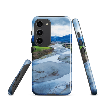 'Waiohine' Samsung Galaxy S23 tough phone case - protective glossy case NZ Australia