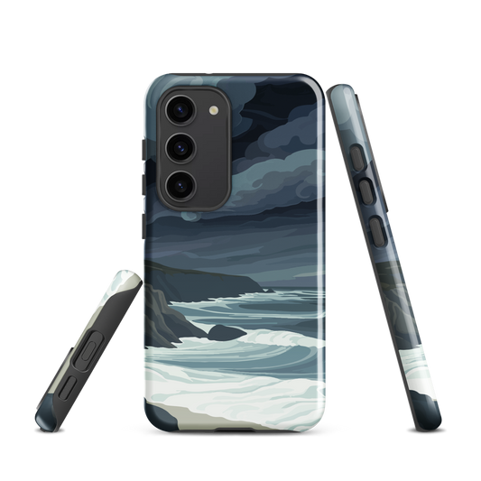 'Cape Kidnappers' Samsung Galaxy S23 tough phone case - protective glossy case NZ Australia