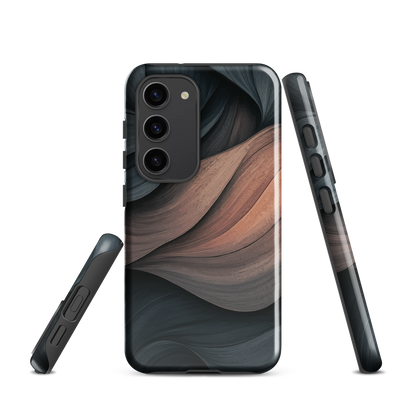 'Velvet Dusk' Samsung Galaxy S23 tough phone case - protective glossy case NZ Australia