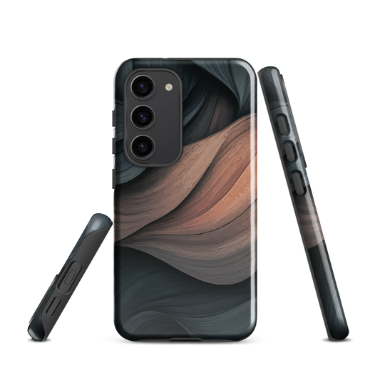 'Velvet Dusk' Samsung Galaxy S23 tough phone case - protective glossy case NZ Australia