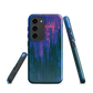 Digital Glitch Samsung case. This striking artwork features a dynamic distortion effect that mimics the visual chaos of a digital malfunction—glitchy lines, vibrant streaks, and pixel-like patterns merge into a futuristic aesthetic. It’s a perfect blend of modern design and edgy street style.