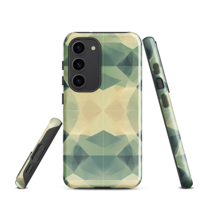 'Symmetry' Samsung Galaxy S23 tough phone case - protective glossy case NZ Australia