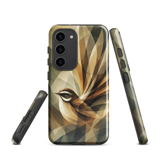 'Fantail' Samsung Galaxy S23 tough phone case - protective glossy case NZ Australia