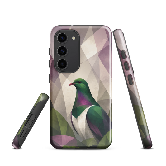 'Kereru' Samsung Galaxy S23 tough phone case - protective glossy case NZ Australia