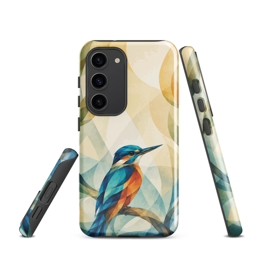 'Kotare' Samsung Galaxy S23 tough phone case - protective glossy case NZ Australia