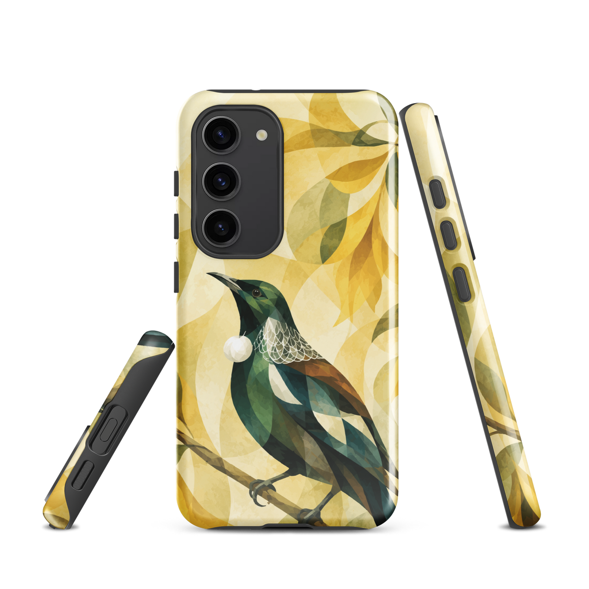 'Tui' Samsung Galaxy S23 tough phone case - protective glossy case NZ Australia