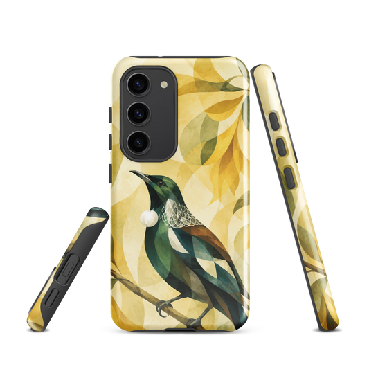 'Tui' Samsung Galaxy S23 tough phone case - protective glossy case NZ Australia