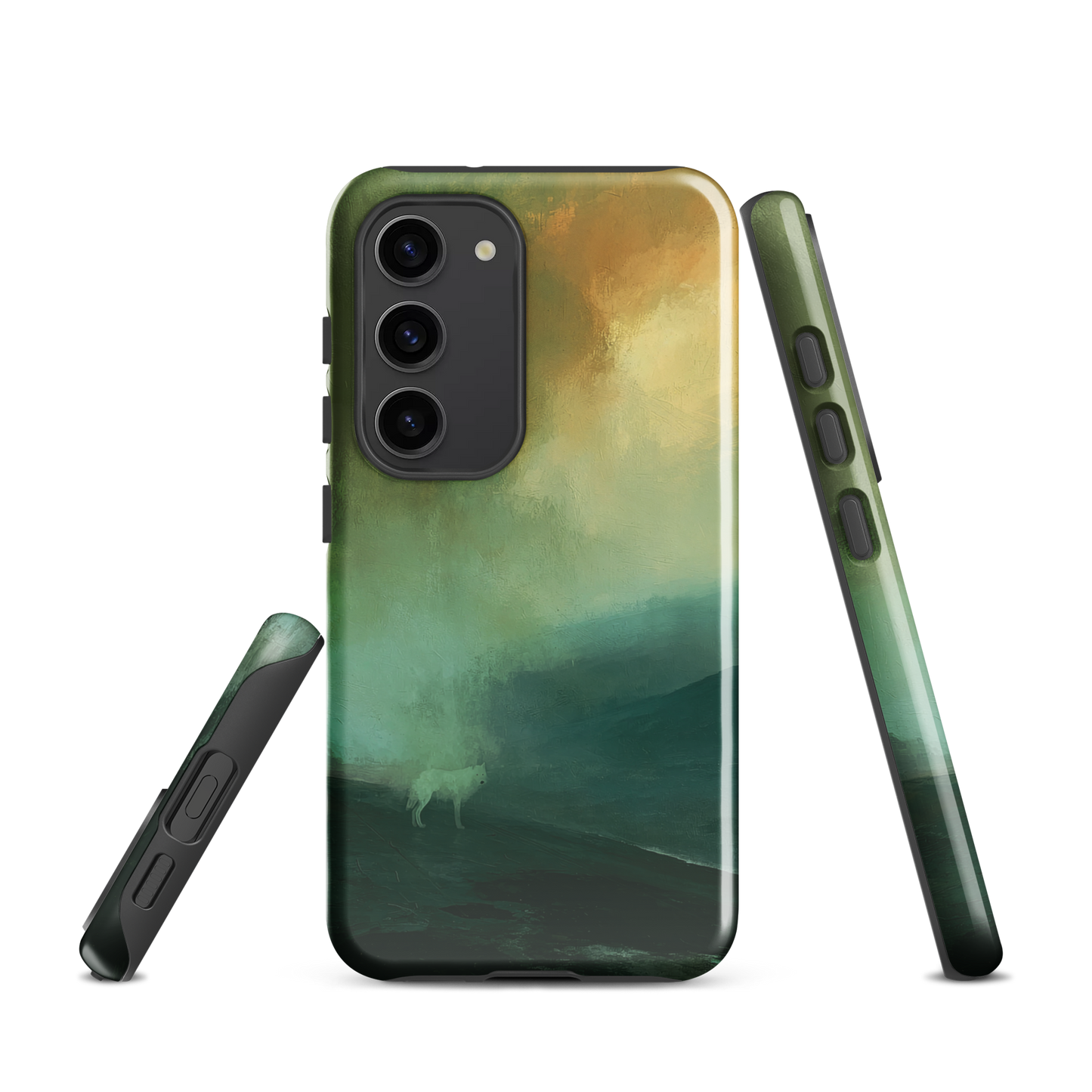'Acid Rain' Samsung Galaxy S23 tough phone case - protective glossy case NZ Australia