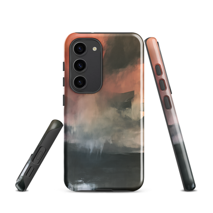 'Glass' Samsung Galaxy S23 tough phone case - protective glossy case NZ Australia