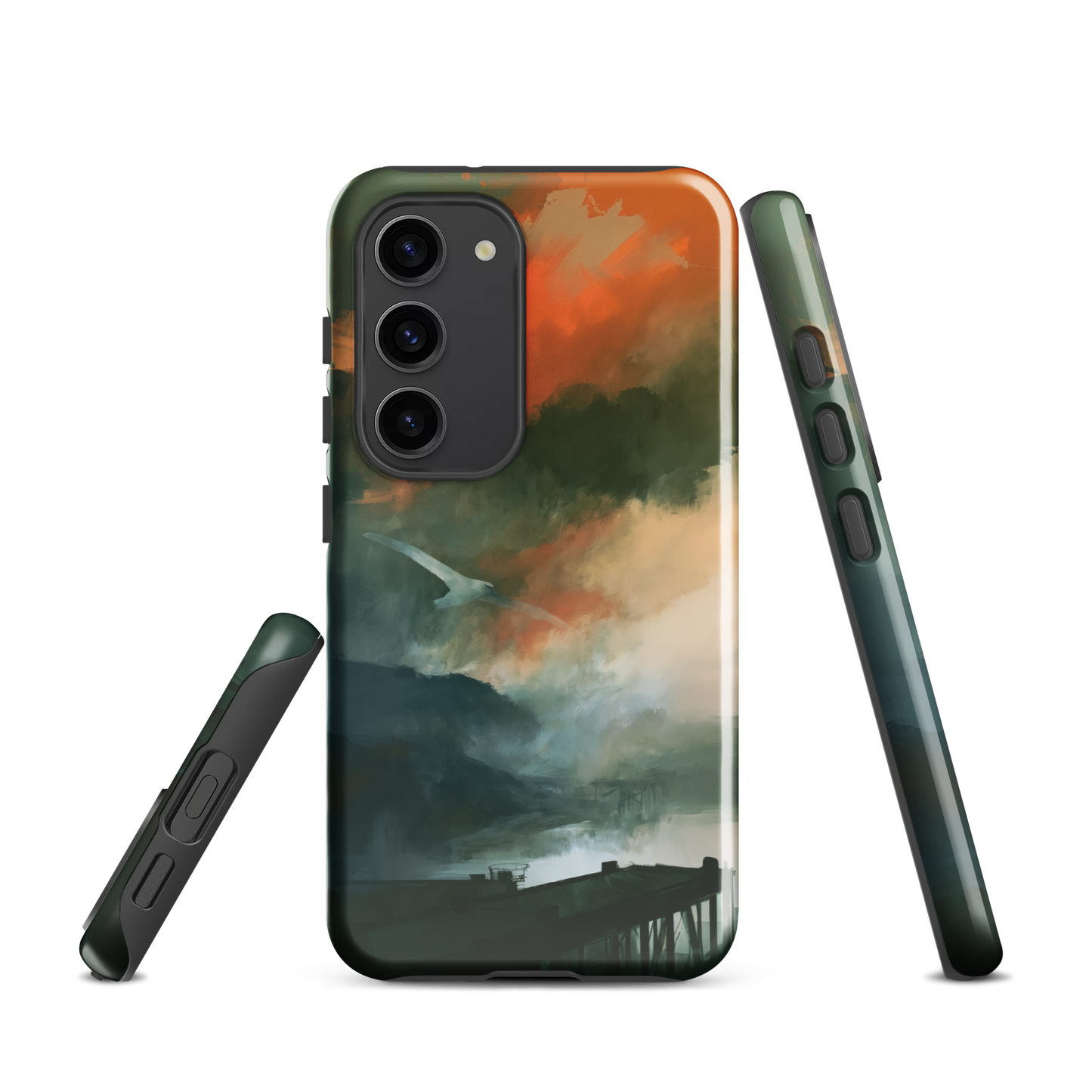 'Harbour' Samsung Galaxy S23 tough phone case - protective glossy case NZ Australia