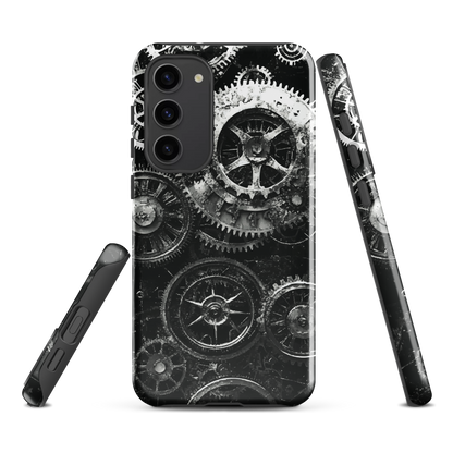 'Clockwork' Samsung Galaxy S23 Plus tough phone case - protective glossy case NZ Australia