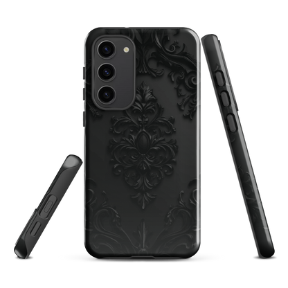 'Obsidian' Samsung Galaxy S23 Plus tough phone case - protective glossy case NZ Australia