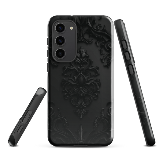 'Obsidian' Samsung Galaxy S23 Plus tough phone case - protective glossy case NZ Australia