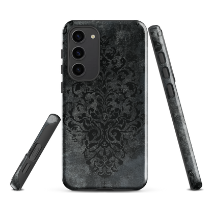 'Damask' Samsung Galaxy S23 Plus tough phone case - protective glossy case NZ Australia