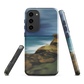 Castlepoint coastal phone case with cliffs, ocean and sky. New Zealand landscape art by designer Ben Hart.