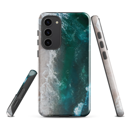'Ocean View' Samsung Galaxy S23 Plus tough phone case - protective glossy case NZ Australia