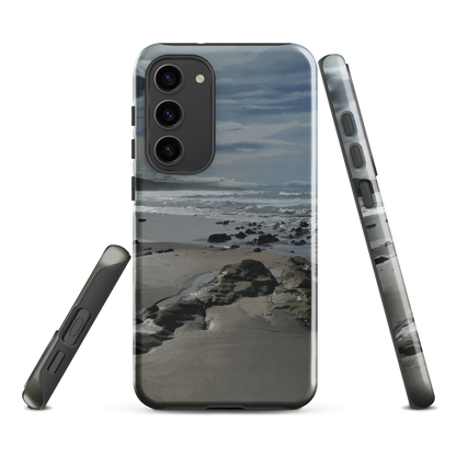 'Quick Sand' Samsung Galaxy S23 Plus tough phone case - protective glossy case NZ Australia