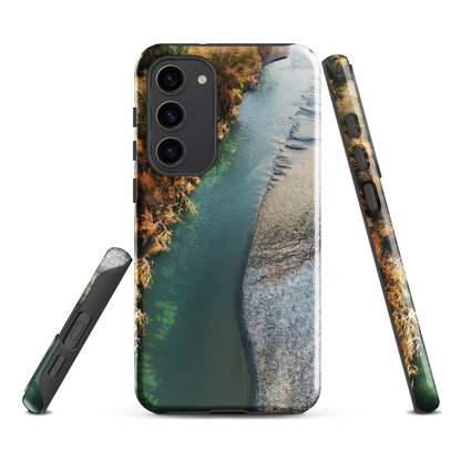 'Waters Edge' Samsung Galaxy S23 Plus tough phone case - protective glossy case NZ Australia