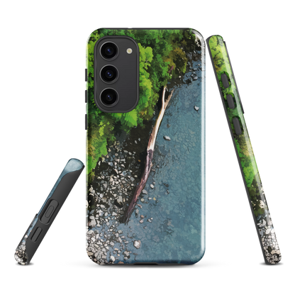 'Resting Place' Samsung Galaxy S23 Plus tough phone case - protective glossy case NZ Australia