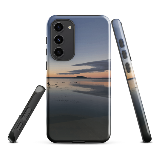 'Whispers on the Lake' Samsung Galaxy S23 Plus tough phone case - protective glossy case NZ Australia