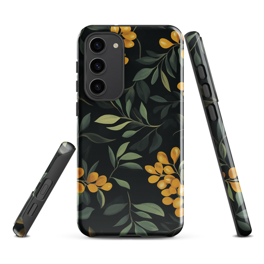 'NZ Kowhai' Samsung Galaxy S23 Plus tough phone case - protective glossy case NZ Australia