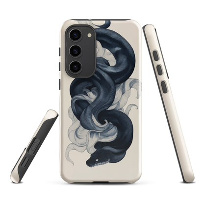 'Midnight Python' Samsung Galaxy S23 Plus tough phone case - protective glossy case NZ Australia