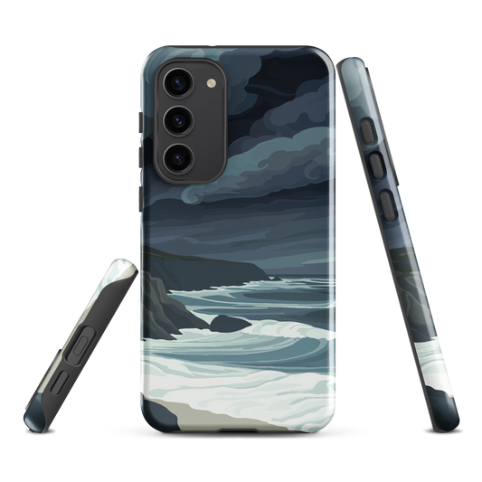 'Cape Kidnappers' Samsung Galaxy S23 Plus tough phone case - protective glossy case NZ Australia