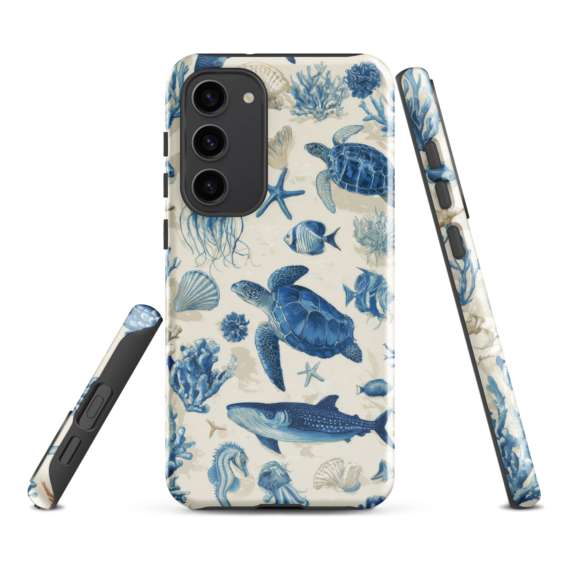 Ocean sketchbook phone case | Coastal marine design NZ