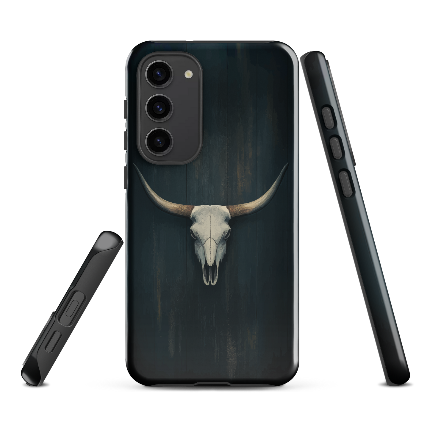 'Longhorn' Samsung Galaxy S23 Plus tough phone case - protective glossy case NZ Australia