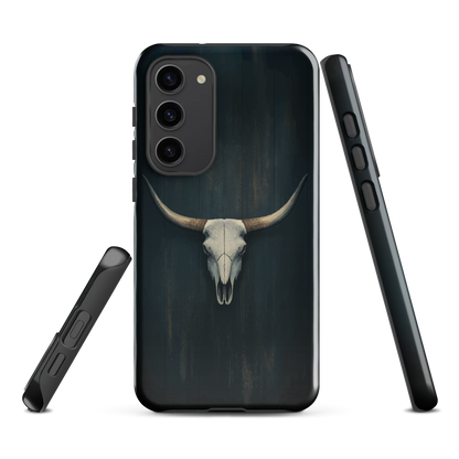 'Longhorn' Samsung Galaxy S23 Plus tough phone case - protective glossy case NZ Australia