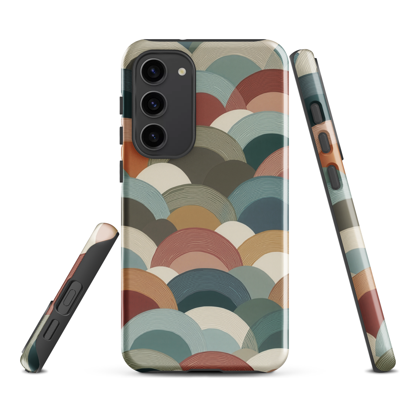'Warm Horizons' Samsung Galaxy S23 Plus tough phone case - protective glossy case NZ Australia