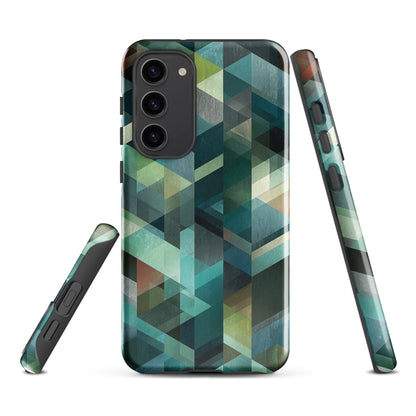 'Still Depths' Samsung Galaxy S23 Plus tough phone case - protective glossy case NZ Australia