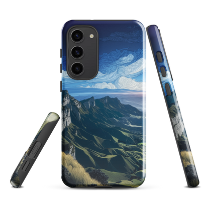 'Te Mata Peak' Samsung Galaxy S23 Plus tough phone case - protective glossy case NZ Australia