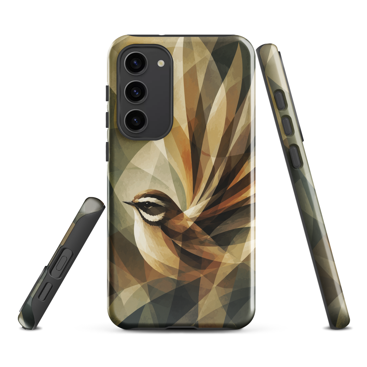 'Fantail' Samsung Galaxy S23 Plus tough phone case - protective glossy case NZ Australia