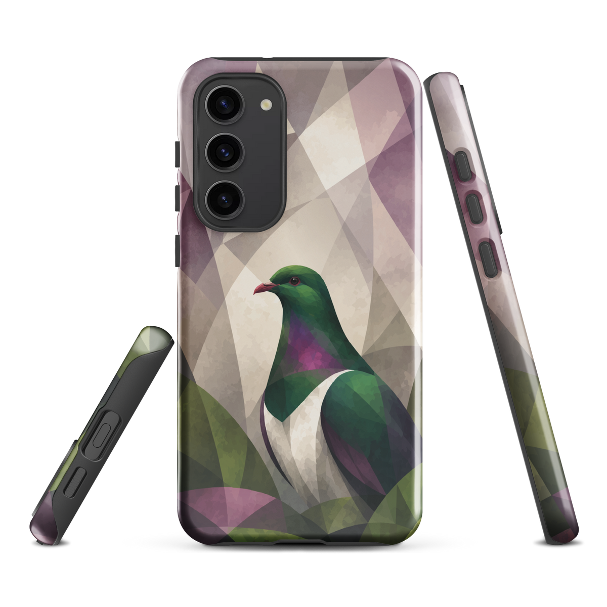 'Kereru' Samsung Galaxy S23 Plus tough phone case - protective glossy case NZ Australia