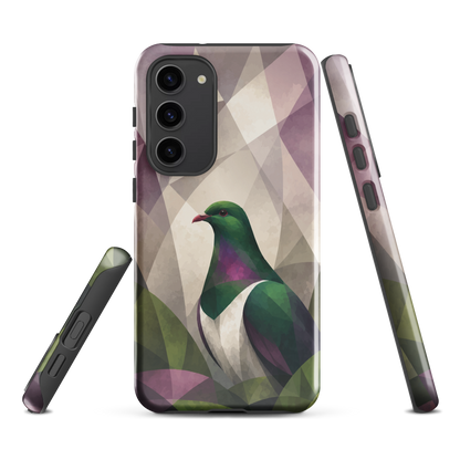 'Kererū' Samsung Galaxy S23 Plus tough case - protective glossy case NZ Australia