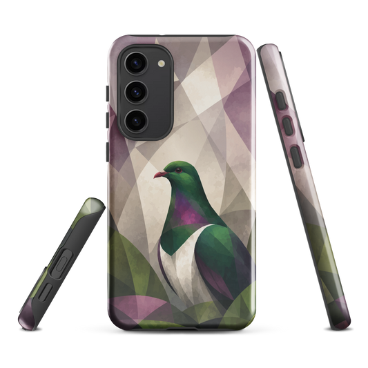 'Kereru' Samsung Galaxy S23 Plus tough phone case - protective glossy case NZ Australia