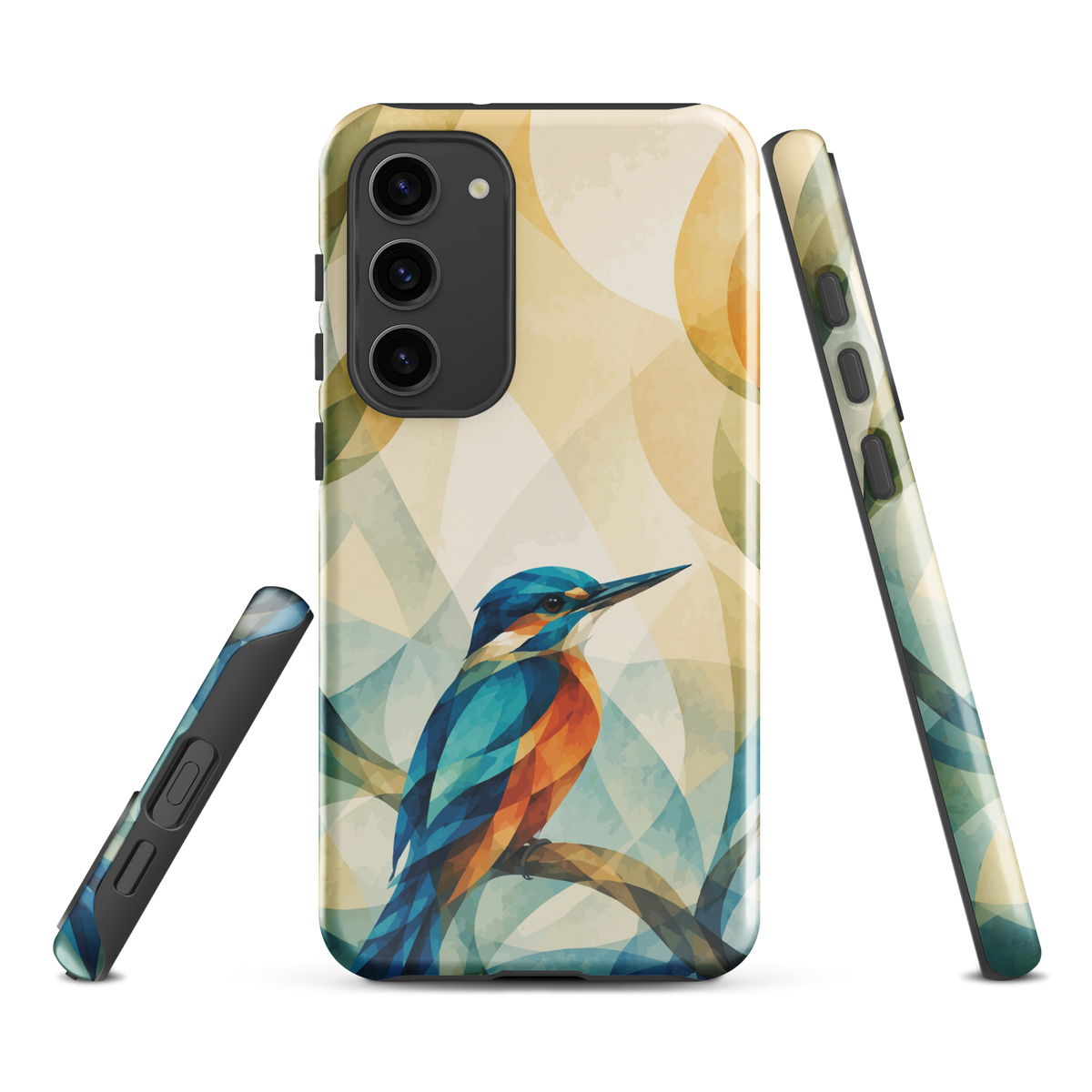 'Kotare' Samsung Galaxy S23 Plus tough phone case - protective glossy case NZ Australia
