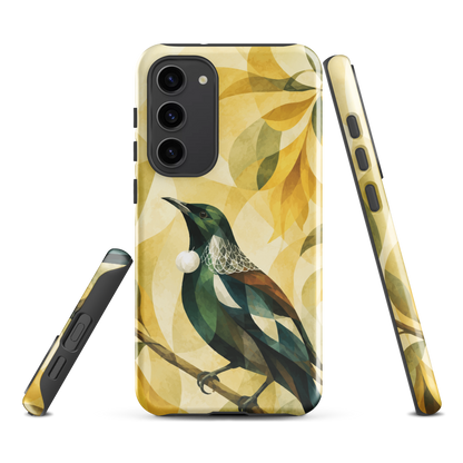 'Tūī' Samsung Galaxy S23 Plus tough case - protective glossy case NZ Australia