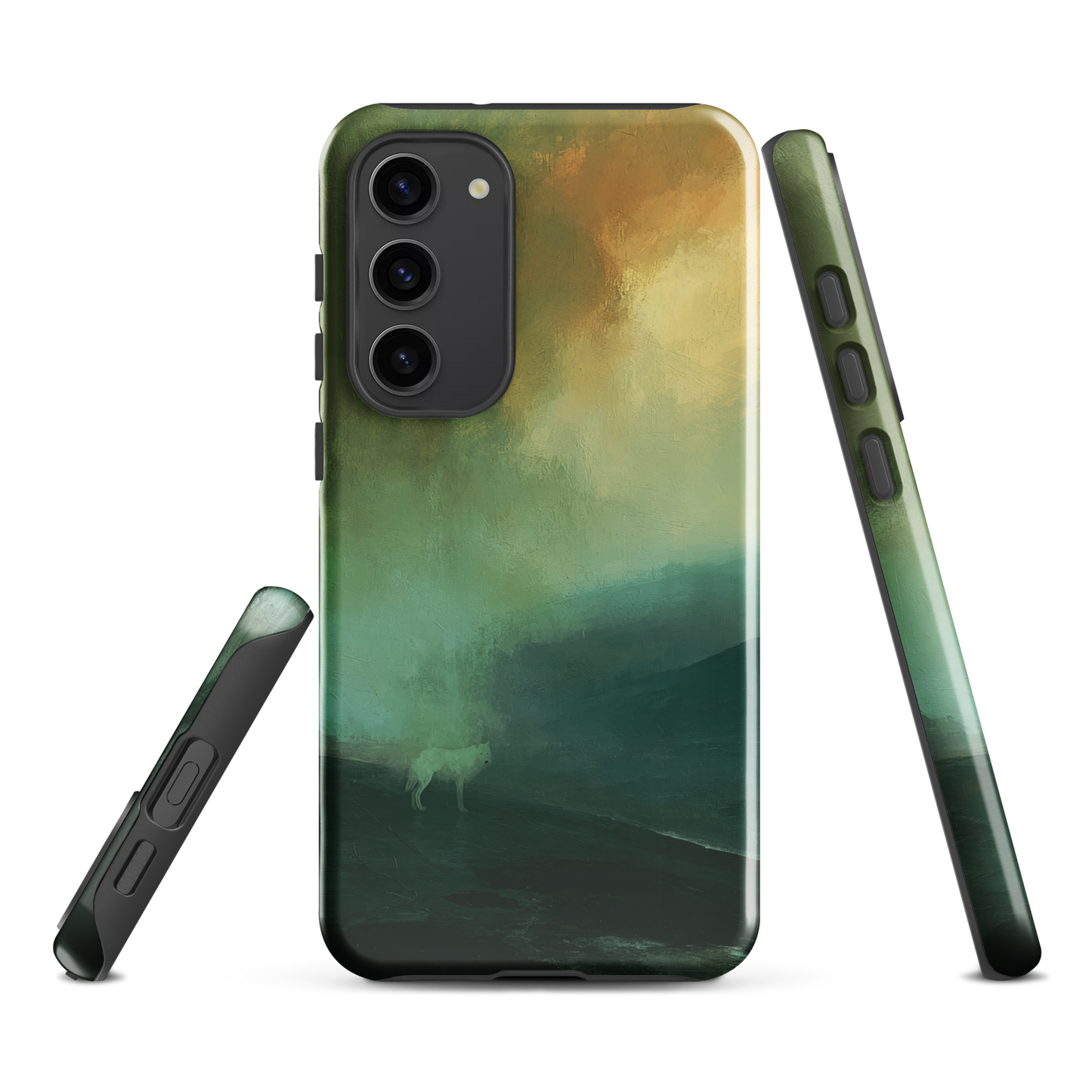'Acid Rain' Samsung Galaxy S23 Plus tough phone case - protective glossy case NZ Australia