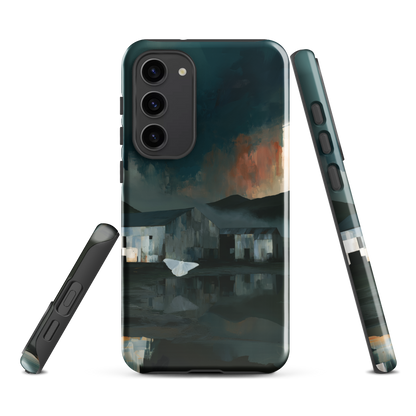 'Evening Flight' Samsung Galaxy S23 Plus tough phone case - protective glossy case NZ Australia