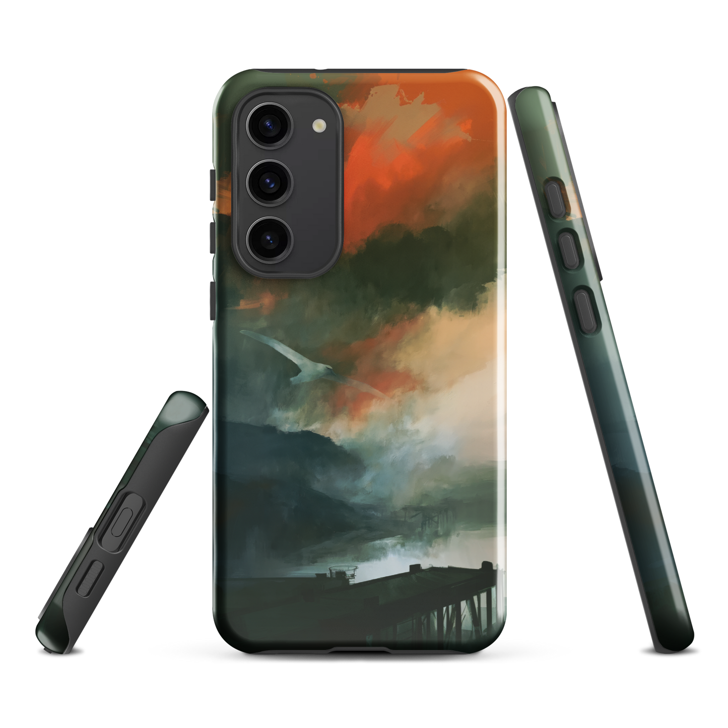 'Harbour' Samsung Galaxy S23 Plus tough phone case - protective glossy case NZ Australia
