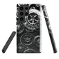 'Clockwork' Samsung phone case, a stunning fusion of gears, cogs, and vintage industrial charm. Inspired by the beauty of classic timepieces and steampunk aesthetics.