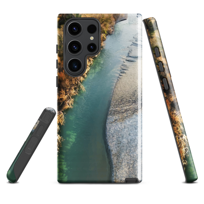 'Waters Edge' Samsung Galaxy S23 Ultra tough phone case - protective glossy case NZ Australia